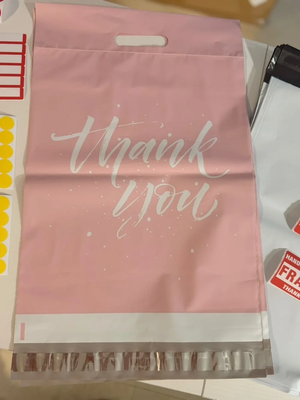 Pink Thank You Party Supply Bag Pack - Home Party Supplies